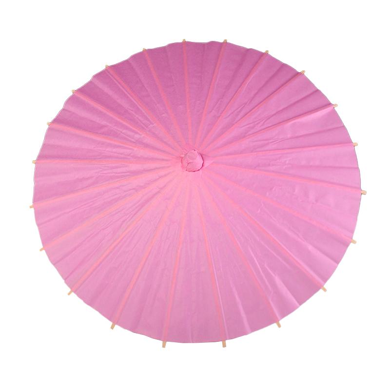 1Pc Parasol Folding Paper Umbrella DIY Home Decoration Chinese Art Dance Party Props Bamboo