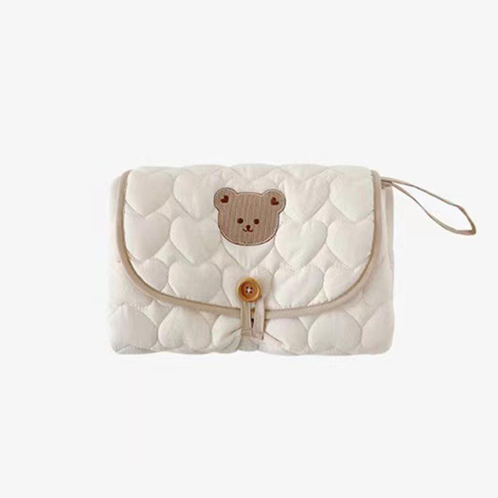 

Foldable Portable Diaper Changing Pad Baby Infant Diaper Urine Mat for Newborn Simple Bedding Changing Cover Pad белый