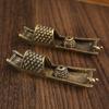 Brass sailboat incense insert ornament creative home bedroom desktop incense insert ornament thread incense antique and old copper ware