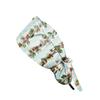 Christmas Cartoon Printed Medical Surgical Ponytail Cap Nurse Hair Care Baotou Scrub Cap Beauty Salon Nursing Hats for Men Women