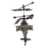 Induction Aircraft Toy Stable Moving Auto Power Off USB Rechargeable Flying Toy for Over 8 Years Old Kids Camouflage Green