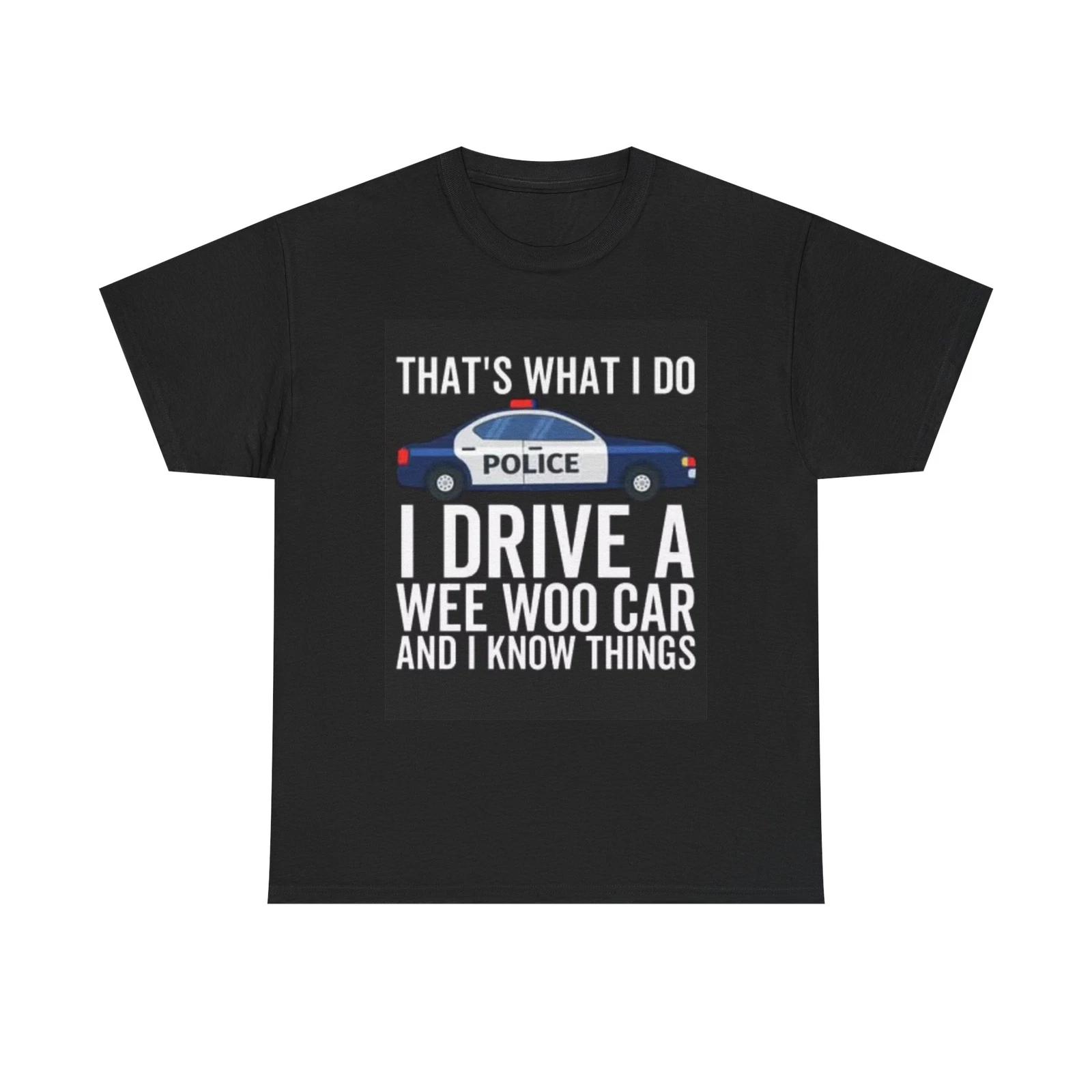 Men s and Women s T-shirts Funny Police Officer Graphic XXXL