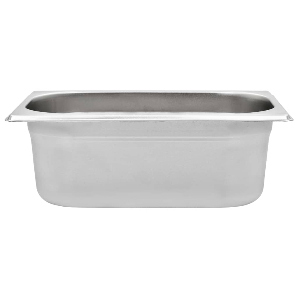Gastronorm Containers 8 Pcs GN 1 4 100 Mm Stainless Steel