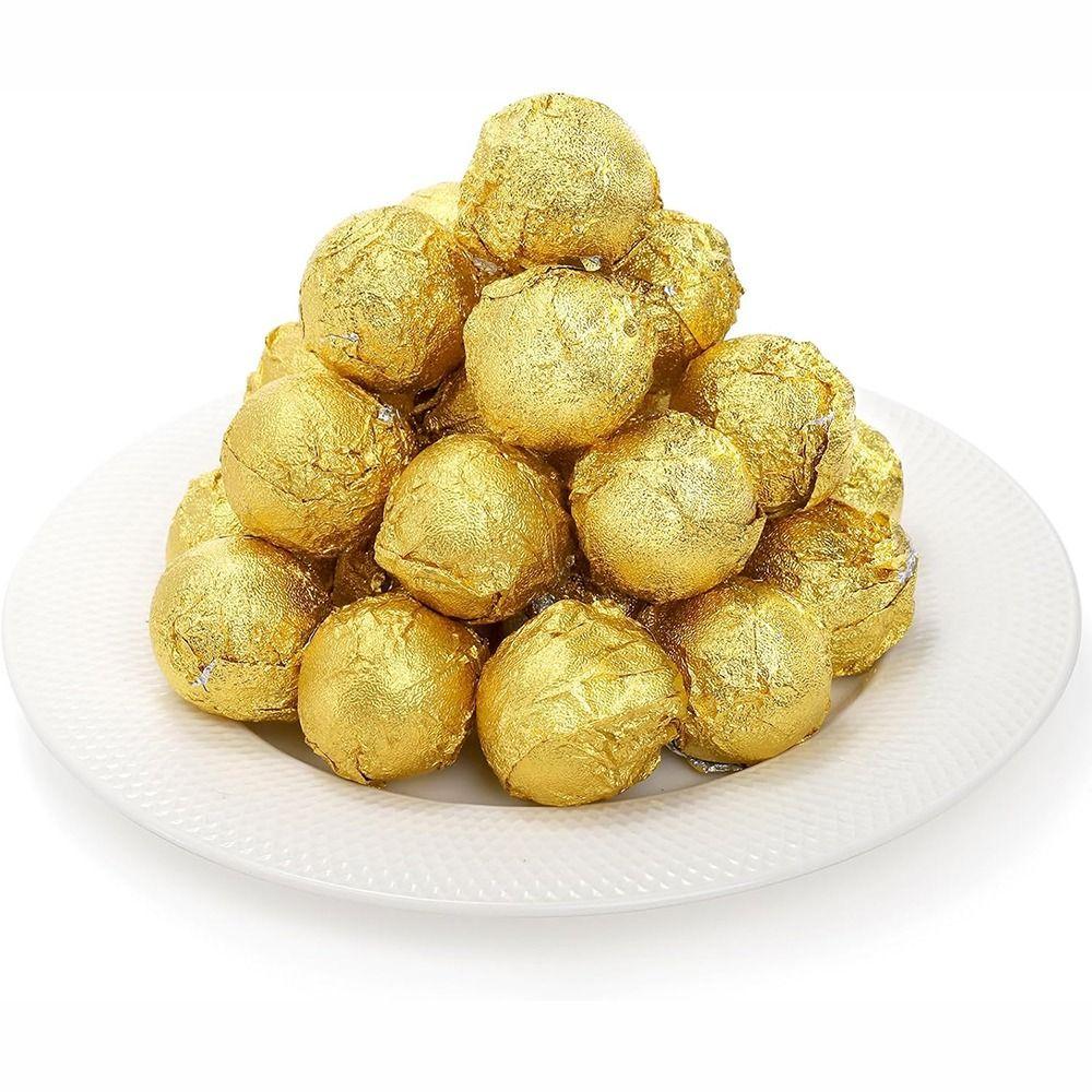 Gilded Aluminum Foil Paper Gold Candy Wrapping Paper New Foil Candy Wrappers DIY Decorations