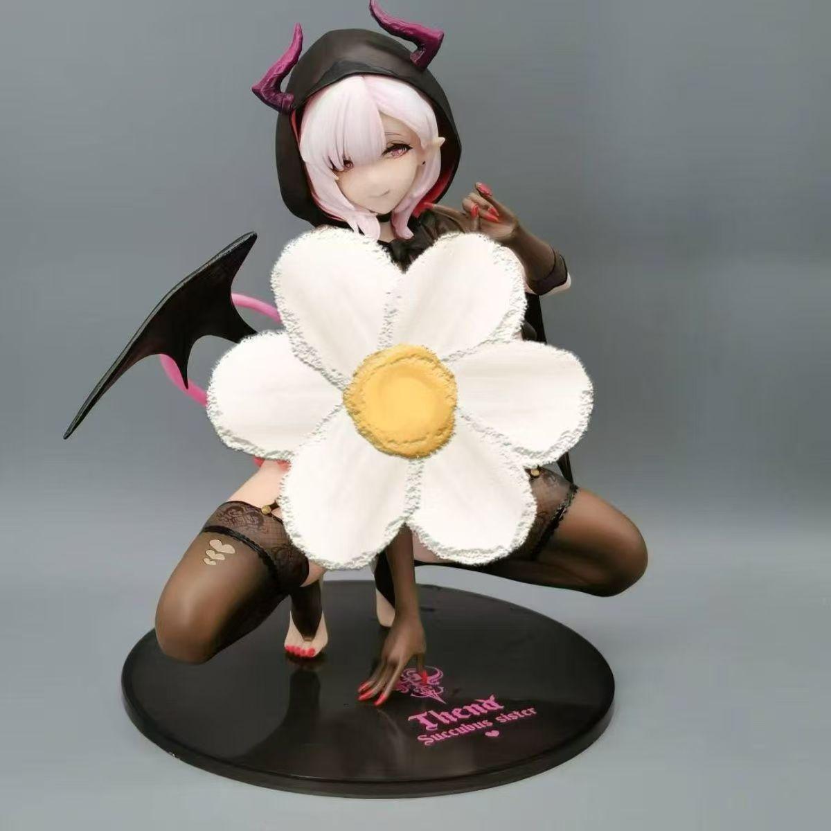 

7.87Inch/20cm Studio Succubus Sister Tina Collect Game In-vehicle Temptation Toys Gifts EDS PVC evangelion can move sexy figure Entertaining Play Safe