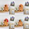 Music Capybara Plush Toy With Headphone Style Creative Decor For Kids And Teens