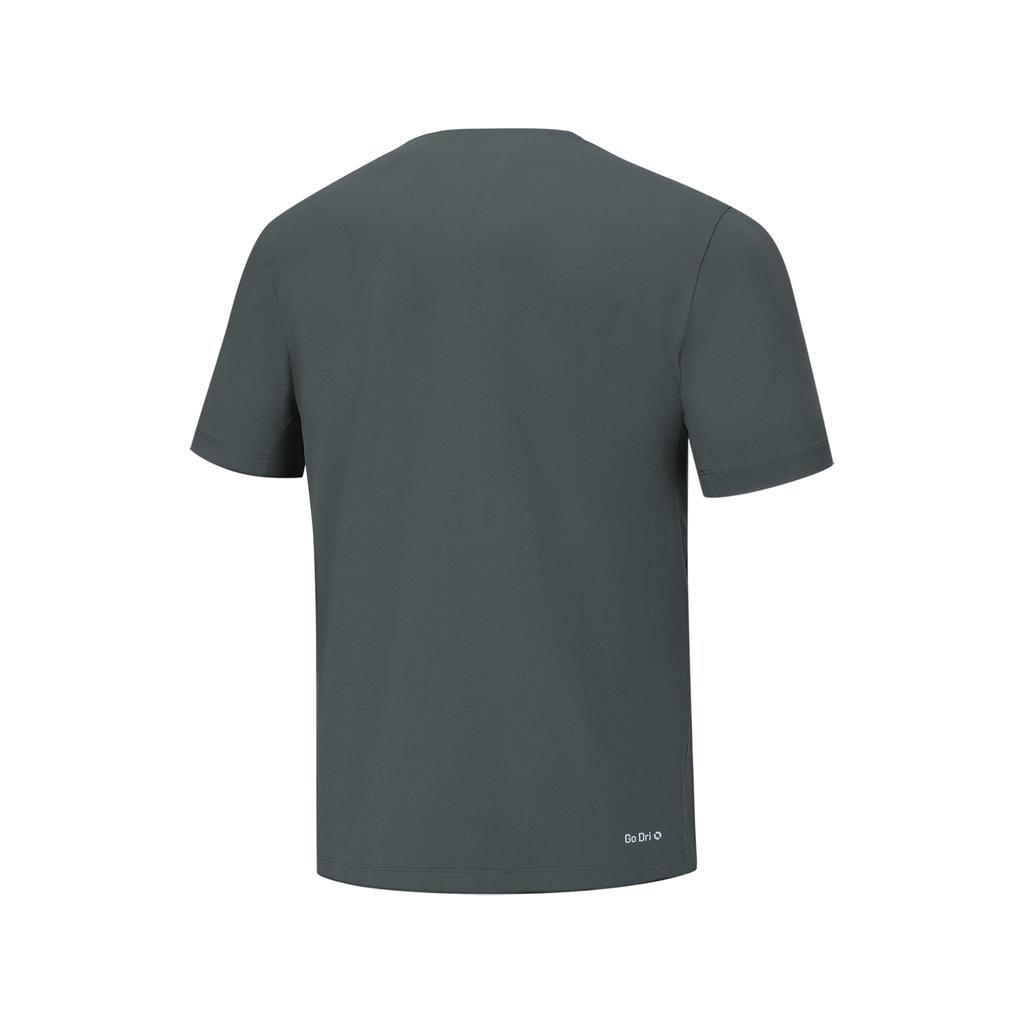 Skechers Solid Color Round Neck Pullover Breathable T-Shirt Men tops P226M142-006L