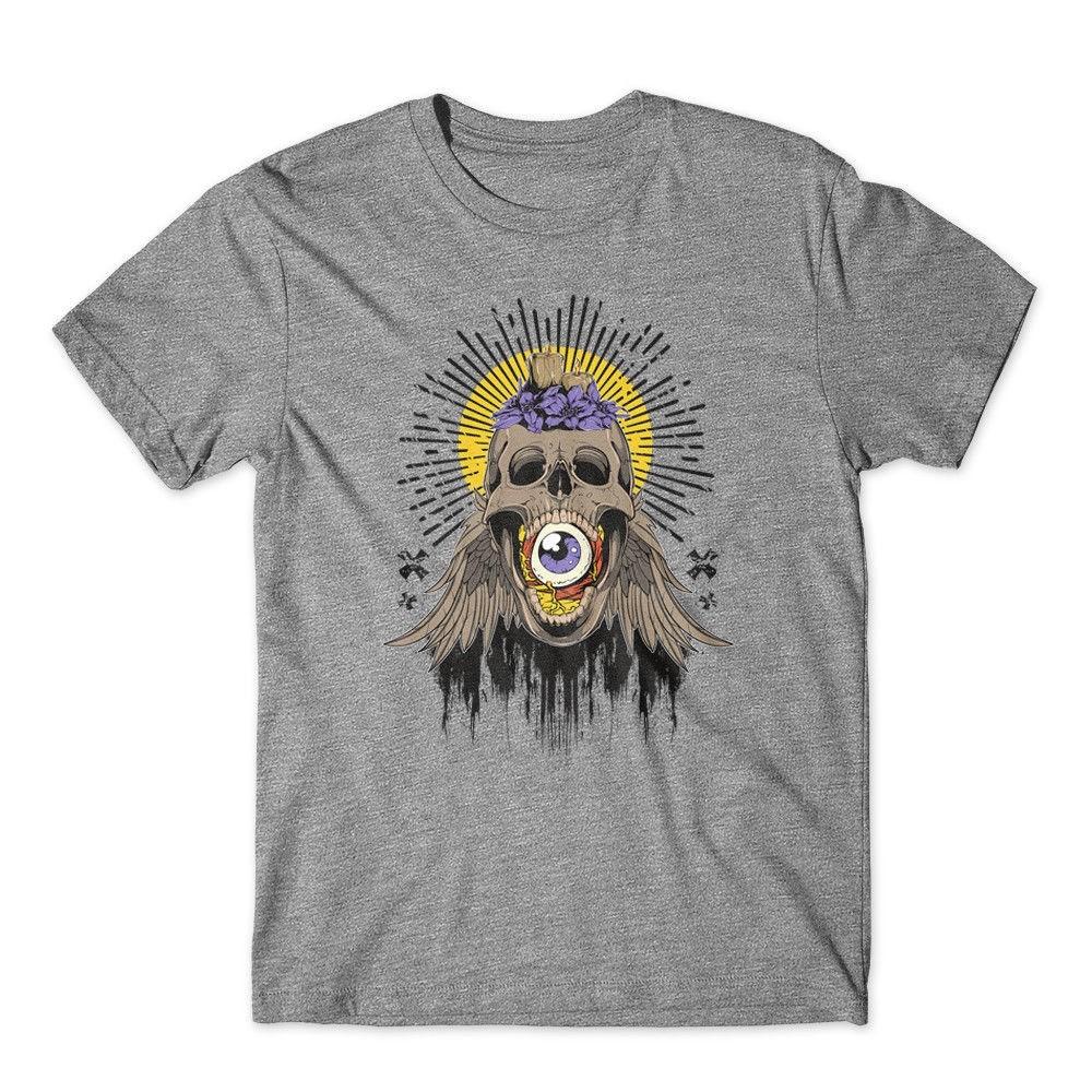 Candle Light T-Shirt. Skull Shirt 100% Cotton Premium Tee New S