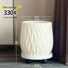 Large Caliber Resin Flower Pot for Monstera Deliciosa - Durable, Thickened Design with a Luxurious Touch