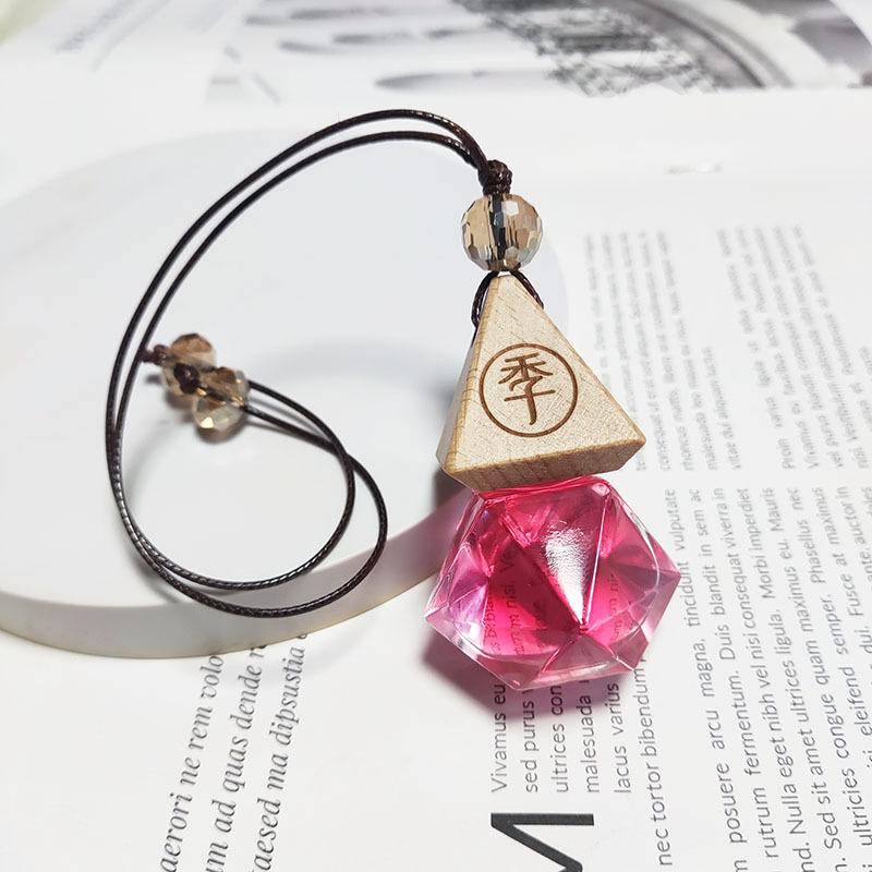 All Seasons Zen Tea Car Aromatherapy Pendant - Long-Lasting Fragrance for Rearview Mirror