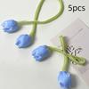 5Pcs Set Gift Wrapping DIY Baking Decoration Lace-up Hair Cord Accessories Tulip Curtain Straps
