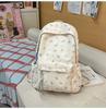 Schoolbag1011 New Schoolbag Female Japanese Ins Wind Small Fresh Literary Versatile Cartoon Print Girl Student Backpack