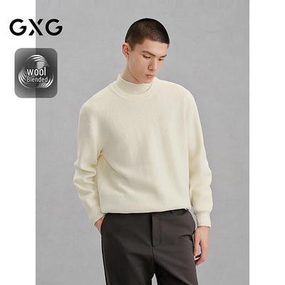 GXG Men's Textured Jacquard Sweater