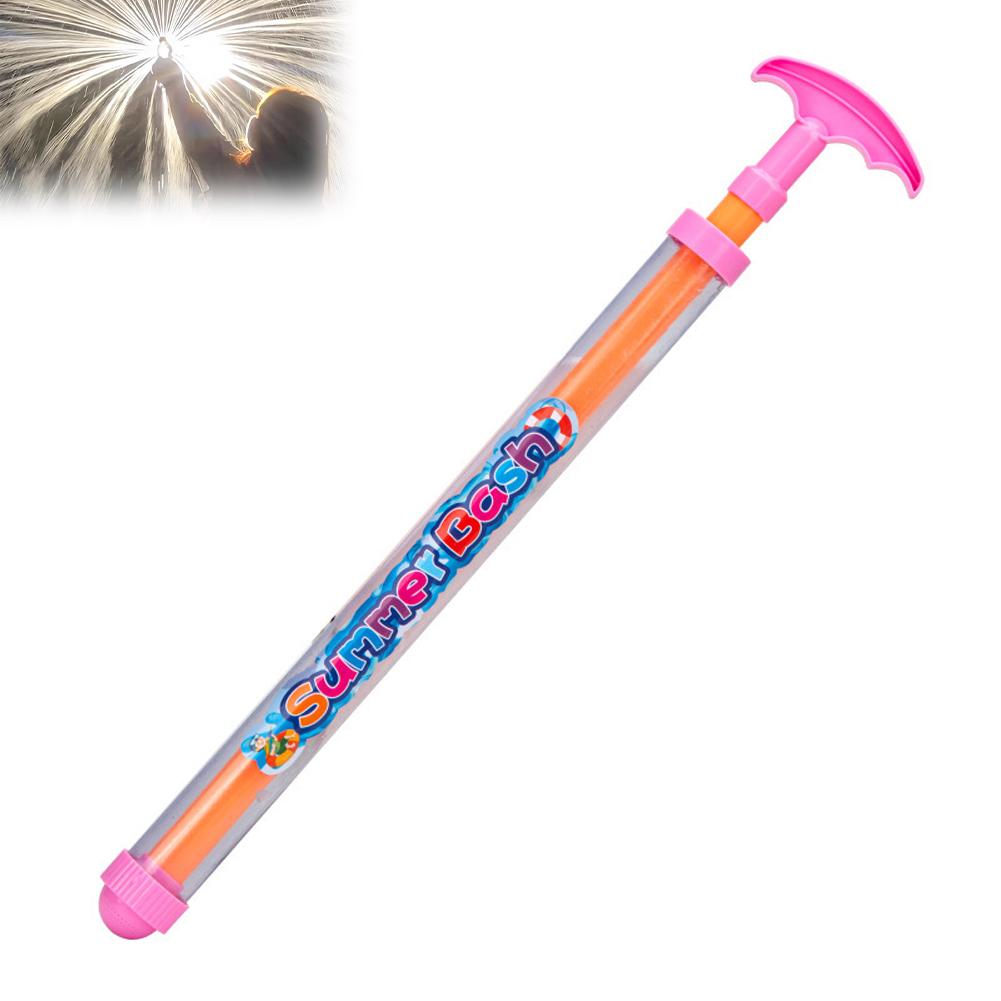 Fireworks Spray Toy Pull-Back Water Gun for Outdoor Splash Games Pool Lawn Activities Kids Summer Interactive Beach Toys