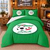 Algeria National Team Pattern Bedding 3Pcs Set Bed Sheet And Pillowcases For Indoor Bedroom