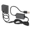 NP‑W126 Dummy Battery DC Coupler Power Adapter with USB Drive Cable for Fujifilm XT2 XT3 XT20 XH1 XT20 X100F