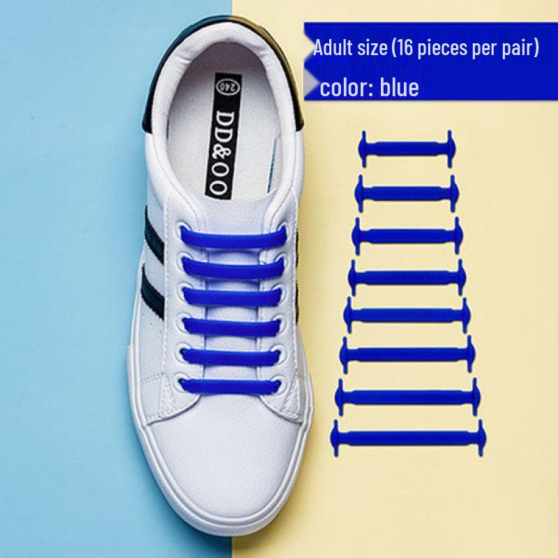 Versatile No-Tie Elastic Silicone Shoelace Buckle