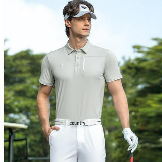 PGM2026 Men's Quick Dry Short Sleeve Polo Shirt for Golf