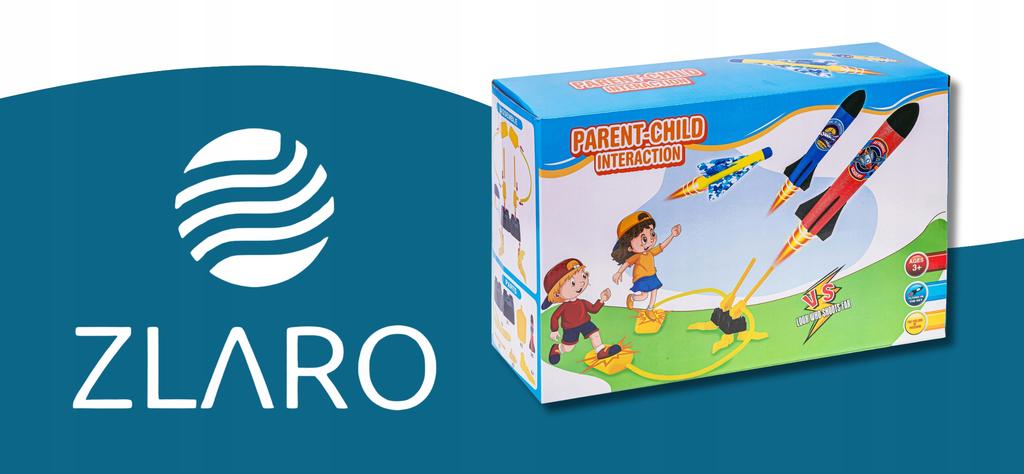 Kids Double Foam Rocket Launcher Catapult Gravity Game