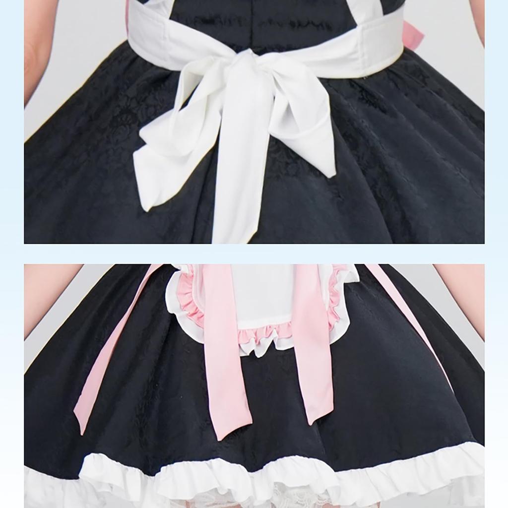 Halloween Cosplay Costume Dress Chinese Dress Maid [milky Time] Mini-length