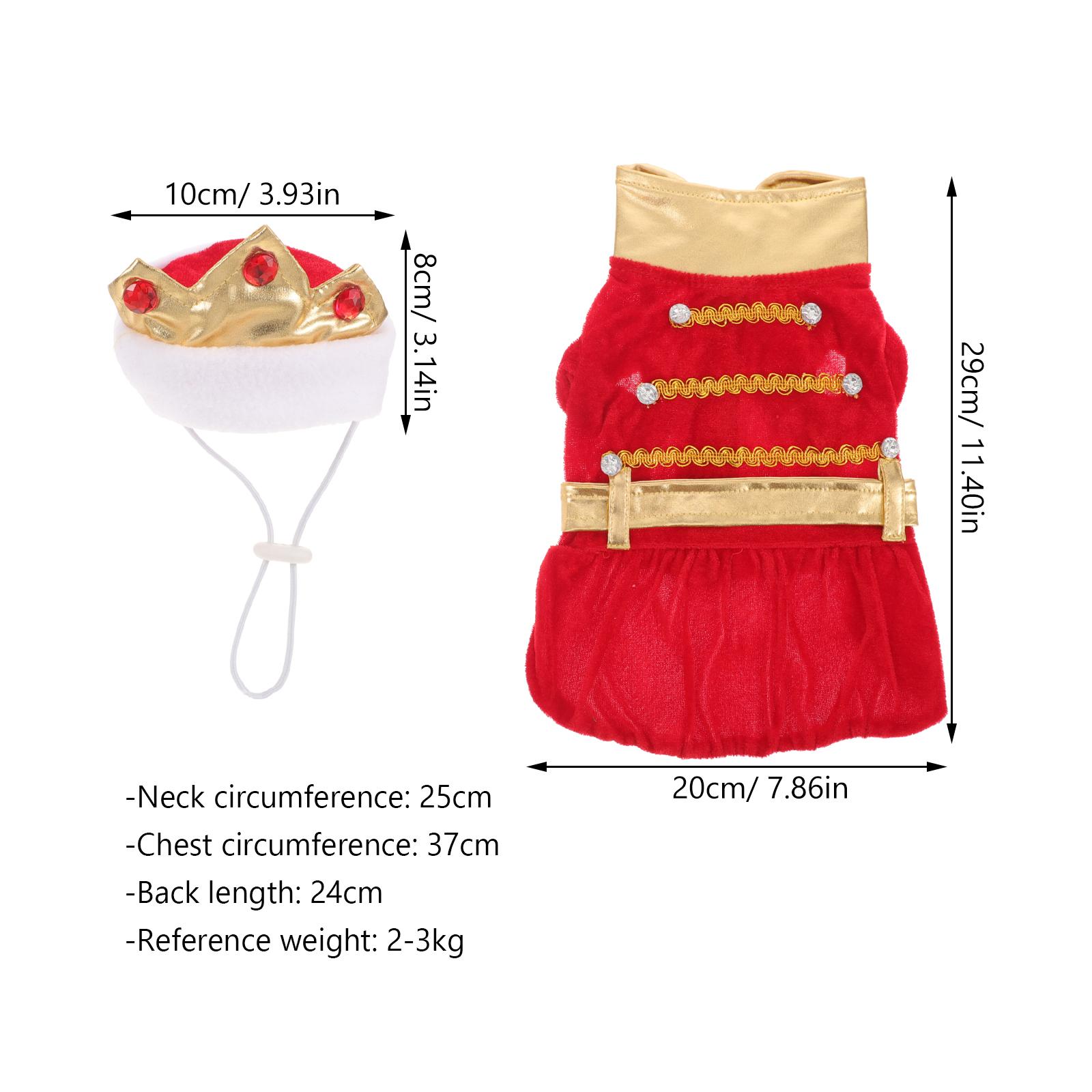 1Set Pet Dog Cosplay Costume Reusable Halloween Party Clothing Comfortable Dog Clothes Festival Pet Outfit Cat Cosplay Costume красный