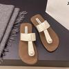 Fashion Women's Flip Flops Slippers and Ladies Sandals Flat Slides Designer Luxury Top Designs Shoes Unique Summer Footwear Sale Pvc 39