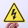 2pcs Yellow Warning Sticker 10cm Accessories Electrical Shock Hazard Danger Notice Danger Forelectric Box