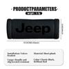 For Jeep Suede Car Roof Armrest Inner Door Pull Handle Protection Cover Cherokee Wrangler JK Gladiator Compass Renegade Patriot AJT1