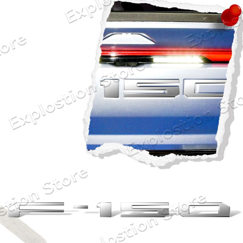 Car ABS Plastic F-150 Logo Car Letter Fender Side Emblem Rear Tail Trunk Badge Sticker For Ford F150 GT Accessories F14