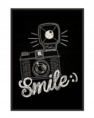 Picture Poster In a Frame 53x73 Cm Smile P1072