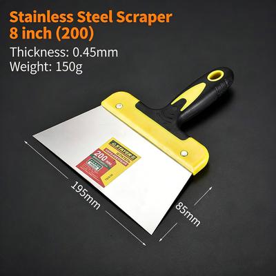 Stainless Steel Dough Scraper Pizza Knife Cake Scraper Confectionery Kitchen Baking Accessories Coating Spatula for Chocolate