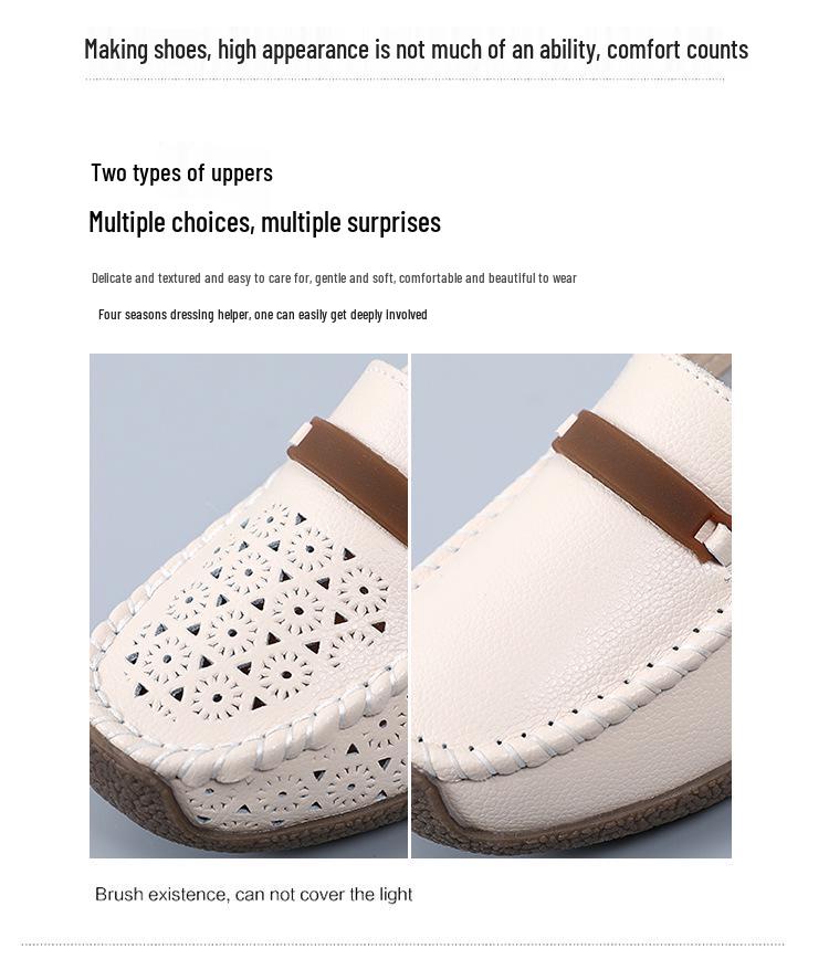 2024 Jaro & Podzim Boty z pravé kůže s měkkým klínkovým podpatkem pro ženy středního věku