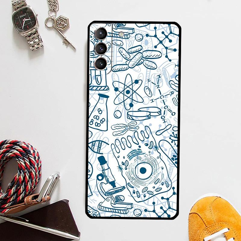 Symbol Math Science Physics Formulas Case For Samsung Galaxy S25 S24 Ultra S20 S21 S22 S23 Plus S9 S10 S24 FE S25 FE Cover Coque