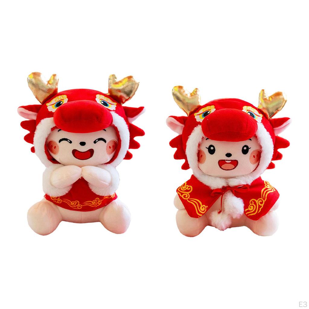 Chinese Year Dragon Plush Doll,Spring Festival Doll Toy