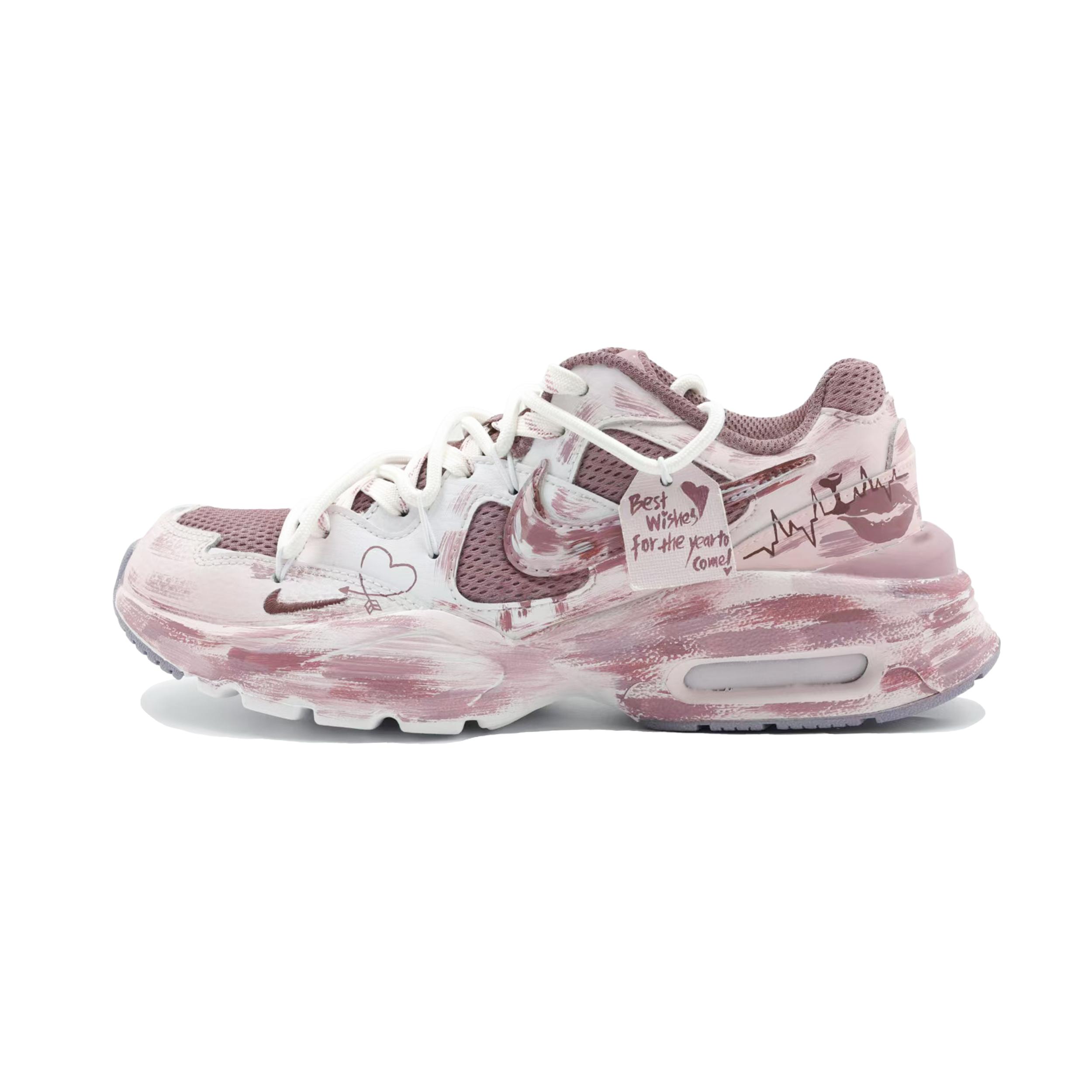 

Nike Air Max Fusion Low top Running Shoes Women s Pink CJ1671-105(Team292- ) 36