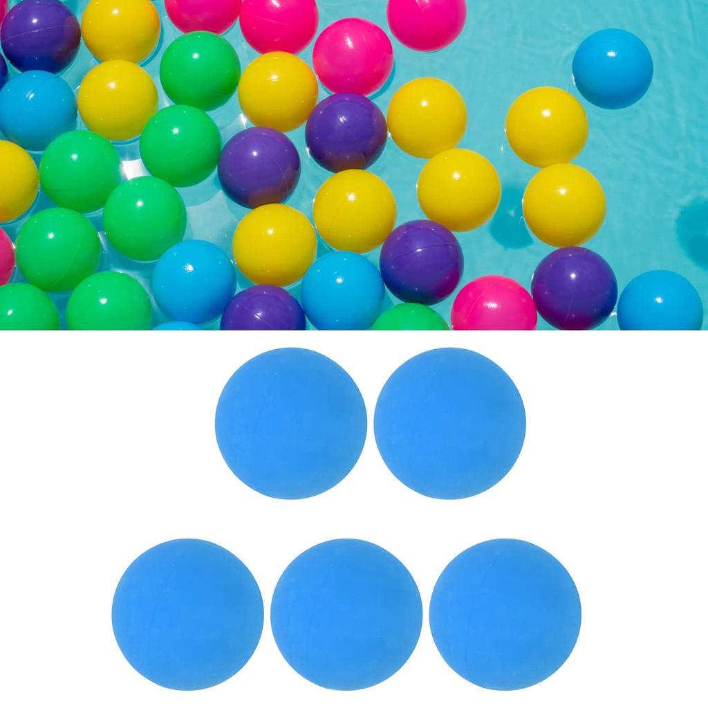 6cm Wall Ball, Elastic Rubber, Easy To Grip, 6cm Bouncy Ball (Blue)