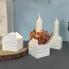 Artistic Home Shape Silicone Mold Candlestick For Crafting Beautiful Jewelry Unique Soaps And Festive Candle