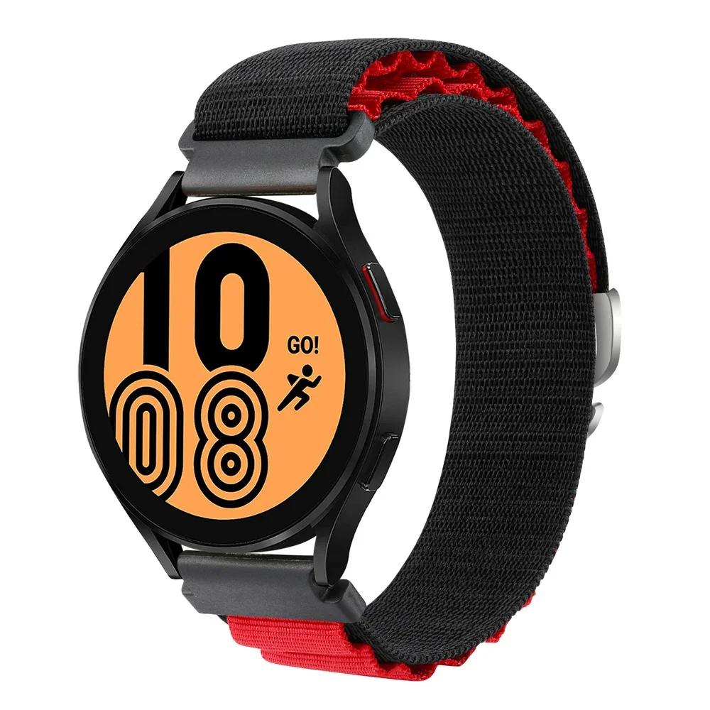 20 22mm Nylon Loop Strap For Xiaomi S4 S3 S2 S1Bracelet Correa For Samung Watch 6 5 4 Active 2 40 44  Sport GTS GTR 4 3 2e GT2 3