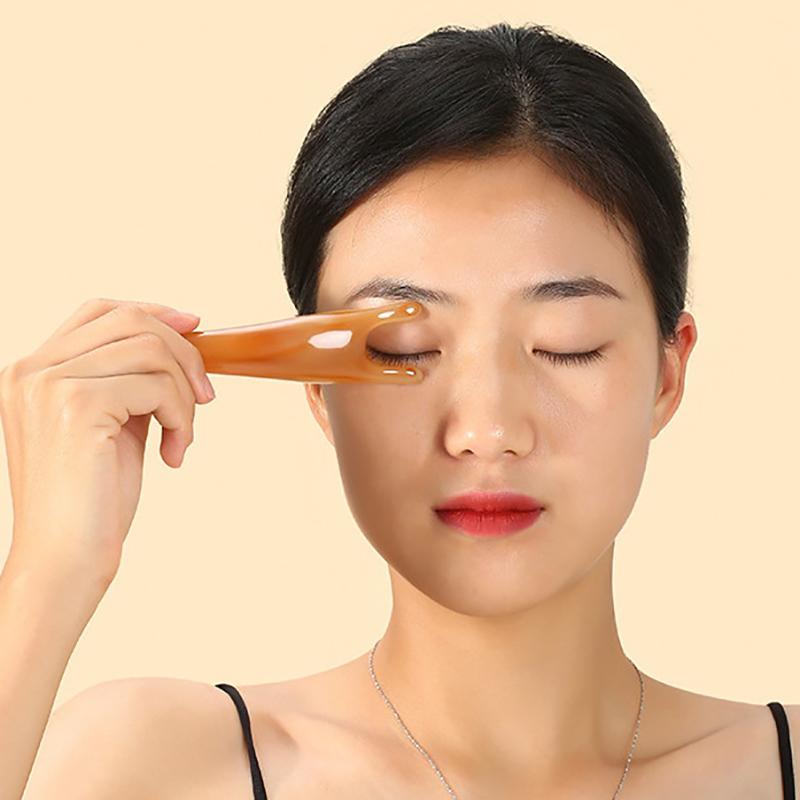 Wielofunkcyjny Masaż Skrobanie Lifting Twarzy z Żywicy Masaż Liftingujący Nos Masaż Guasha w Kształcie Y Redukcja Opuchlizny Narzędzie do Meridianów