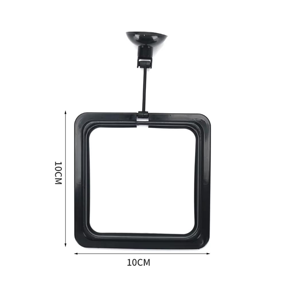 Aquarium Fish Feeding Ring Equipped Suction Cups Portable Circular Square Aquatic Animal Feeder Fish Tank Aquarium Feeding Tools