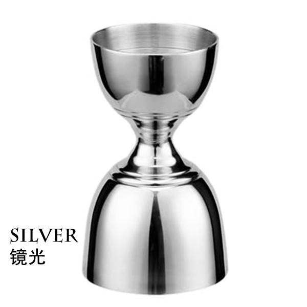 Bar Bell Jigger Cocktail Jigger, Stainless Steel Commercial 2oz. / 1oz. Measuring Jigger Bar Tools Bar Accessories серебряный