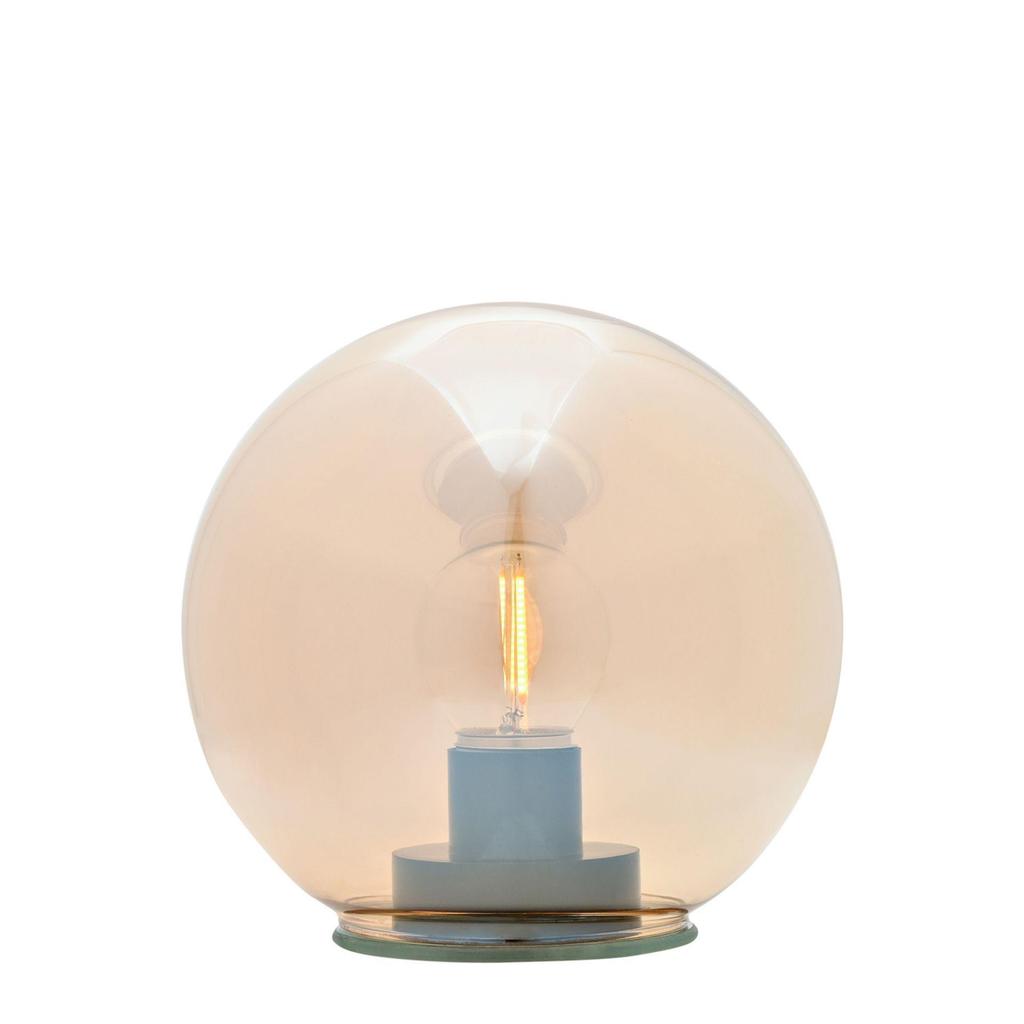 Clear Glass Ball with LED Lights - Small