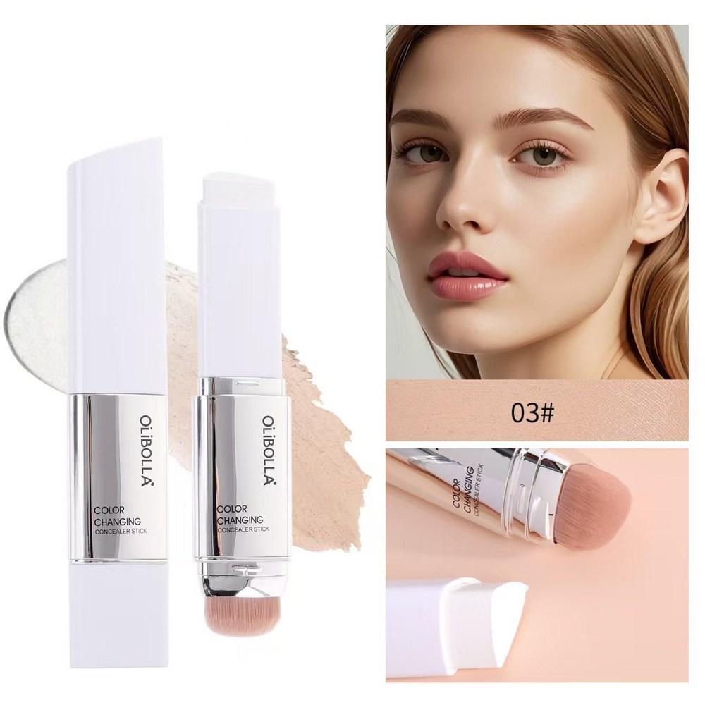Concealer Stick Foundation Skin Tone Adhesion Correction Discoloration Concealer Stick, 03, 1 pcs