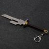 Japanese Anime Mini Alloy Weapon Model Keychains Cosplay Sword Pendant Key Ring Katana Backpack Keychain For Men Jewelry Gifts
