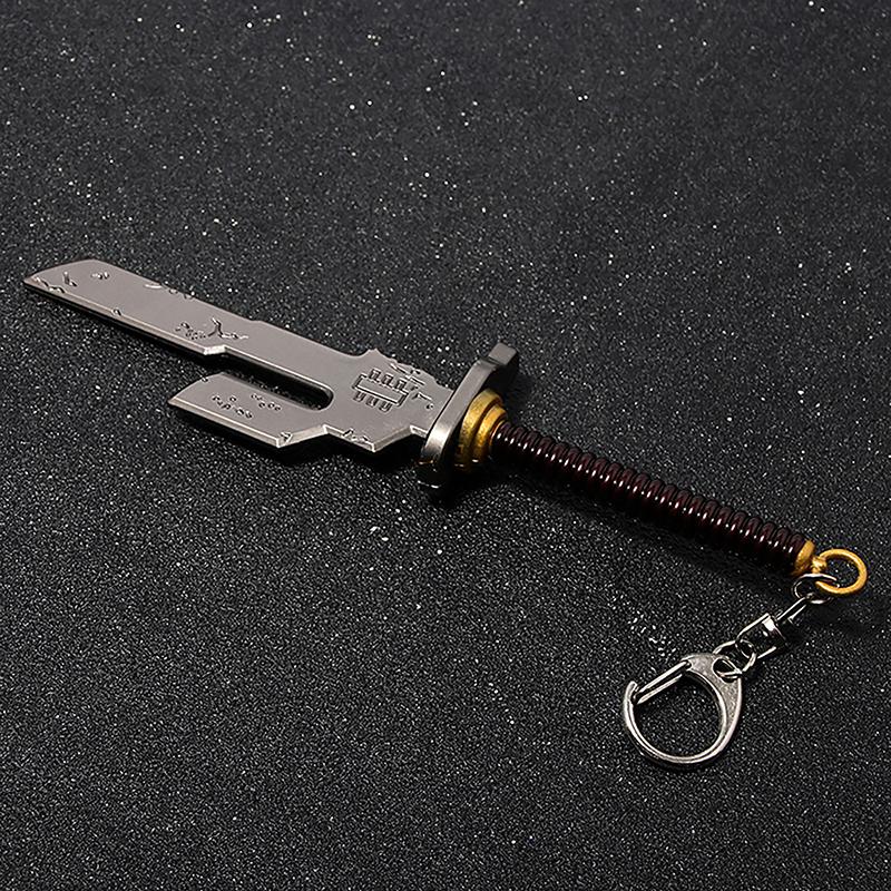 Japanese Anime Mini Alloy Weapon Model Keychains Cosplay Sword Pendant Key Ring Katana Backpack Keychain For Men Jewelry Gifts