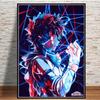 Wall Art Oil Painting Japanese Anime BNHA Deku Manga My Heroes Academy Poster Printing Boys' Bedroom