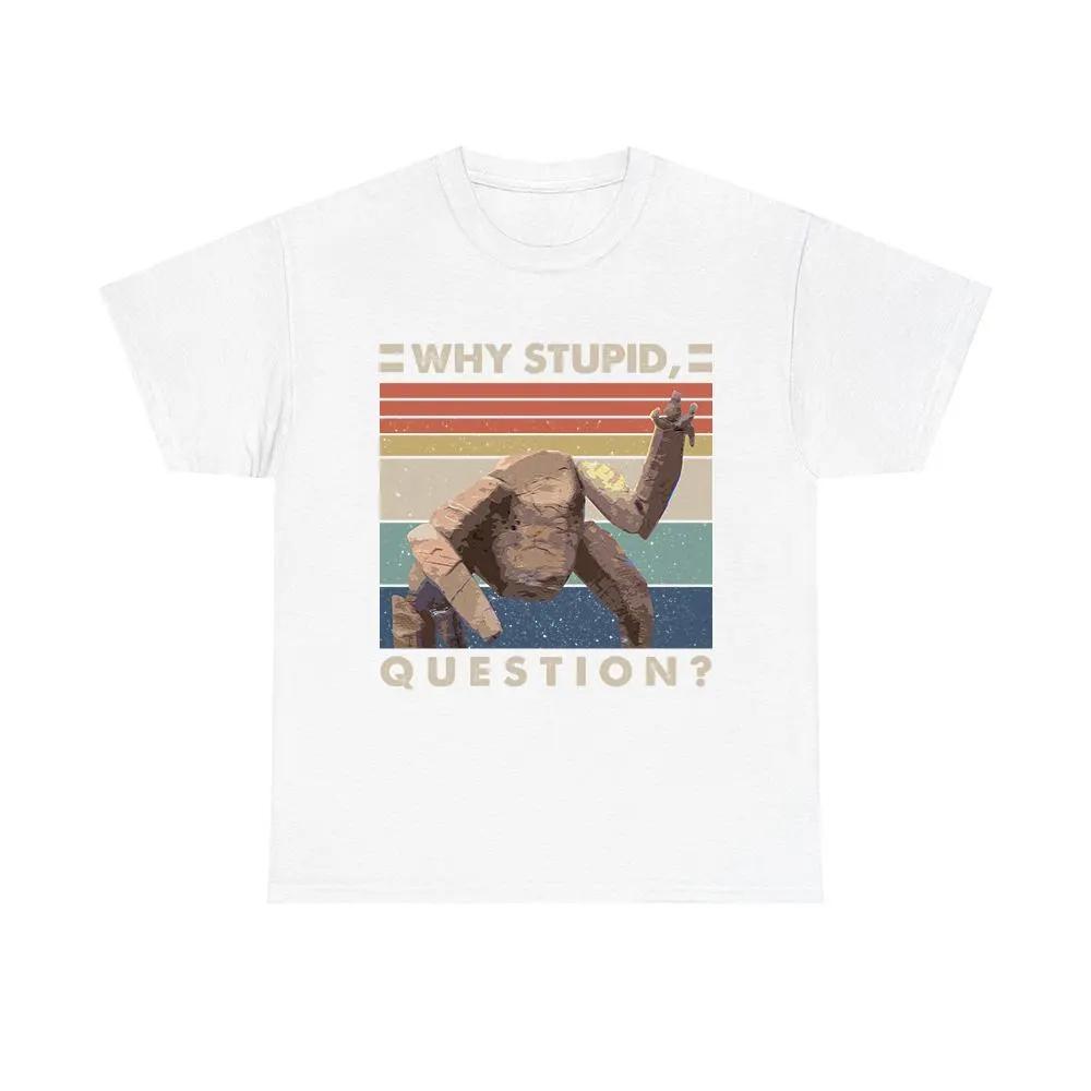 Project Hail Mary  Rocky Why Stupid Question Vintage Retro Unisexs TShirt Unisex ONeck 100Cotton Short Sleeve Y2k 2026 Tee