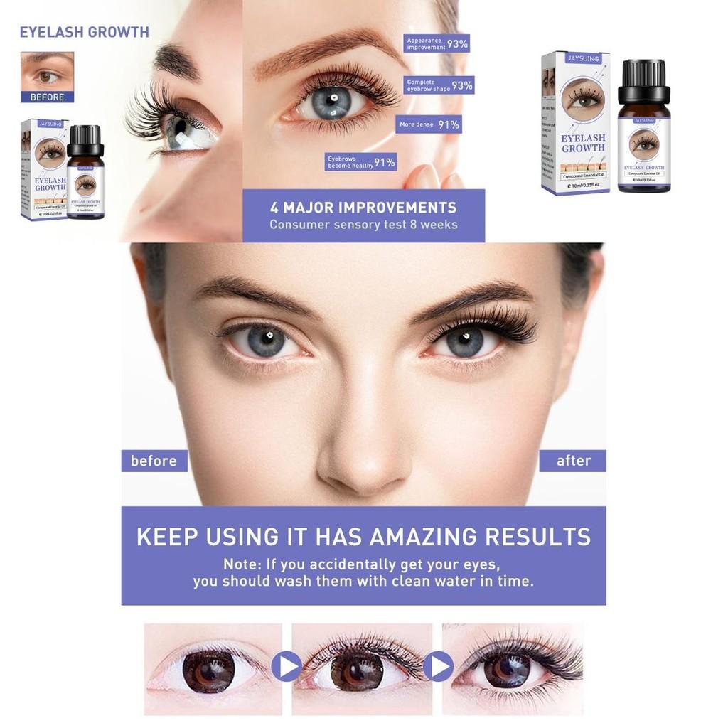 Jaysuing Eyelash Oil For Naturally Long And Lush Lashes With Rich Nourishing Benefits