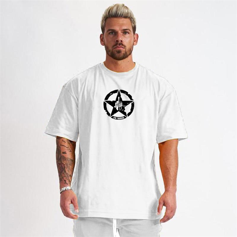 Tee-Shirt Sans Manches Homme Oversize Gym – Respirant, Logo 3D – Pour Musculation, Sport