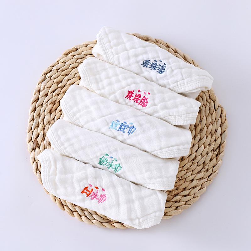 

Супермягкий слюнявчик для новорожденного и детская мочалка - 100% хлопок, шестислойная марля